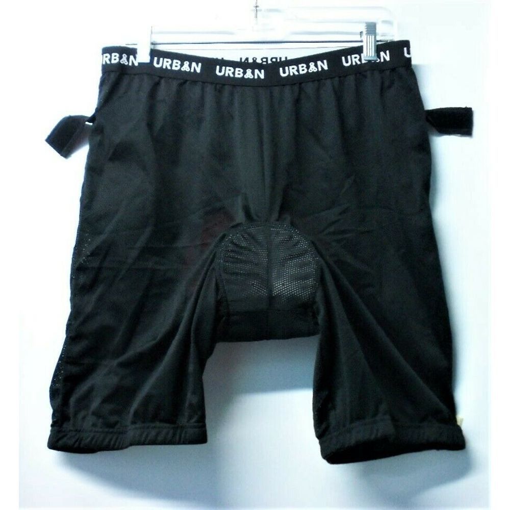 URBAN Cycling Apparel Black Padded Cycling Shorts